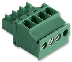 PHOENIX CONTACT 1863178 Pluggable Terminal Block, 3.5 mm, 4 Ways, 28 AWG, 16 AWG, 1.5 mm², Screw