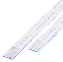 GCT 10-04-A-0177-C-4-08-4-T FFC / FPC Cable, 4 Core, 1 mm, Same Sided Contacts, 7 ", 177 mm, White