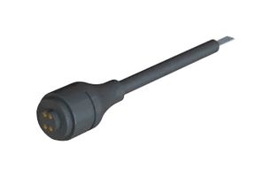 EDAC 688A04210A01E06 Magnetic Connector Cable Assembly, Magnetic 4 Position Receptacle, Free End, 2 A, 600 mm, 23.7 "