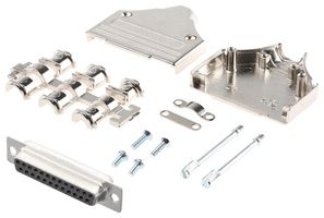 MULTICOMP PRO MP013633 D Sub Connector, Standard, Receptacle, 25 Contacts, DB, Solder Cup