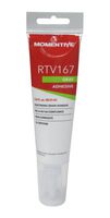 MOMENTIVE PERFORMANCE MATERIALS RTV167, 90G Sealant, Silicone, Aerospace, Automotive, Industrial, Tube, Grey, 90 g