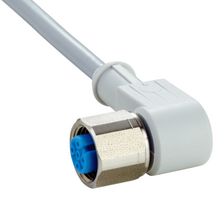 SICK DOL-1204-W02MNI Sensor Cable, Grey, 90° M12 Receptacle, Free End, 4 Positions, 2 m, 6.6 ft