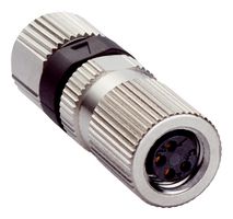 SICK DOS-0804-GPC Sensor Connector, M8, Female, 4 Positions, Crimp Socket, Straight Cable Mount