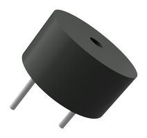 PUI AUDIO AI-1027-TWT-5V-HT-R Audio Indicator, Continuous, 85 dBA, 2.7 KHz, 3 VDC to 6.5 VDC, Through Hole