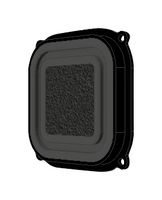 PUI AUDIO AS06004PS-R Speaker, 160 Hz to 18 kHz, 4 ohm, 15W, 99dBA, Square, Panel Mount