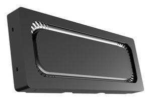 PUI AUDIO AS02508MS Speaker, 5kHz to 550Hz, 8 ohm, 90dB, 1.2W, Oval with Rectangular Frame, Panel Mount