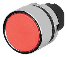 EAO 46-2131.3120.000 Switch Actuator, Momentary, Flush, Red, EAO 46 Series 22.3mm Non Illuminated Pushbutton Switches