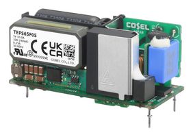 COSEL TEPS65F12 AC/DC PCB Mount Power Supply (PSU), ITE, 1 Output, 65.4 W, 12 V, 5.45 A
