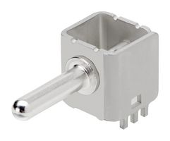MOLEX 220409-1012 Pin Header, Board-to-Board, 1 Rows, 1 Contacts, Through Hole Right Angle