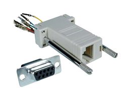MCM 83-2350. Connector Adapter, D Sub, 9 Ways, Receptacle, RJ45, 8 Ways, Jack