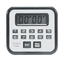 MCM 80-1675. Countdown/Up Timer, 1 Second to 99 Minutes, 2 Ranges, 4 Digit, 1.5 V