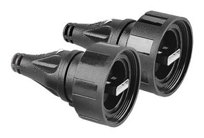 BULGIN LIMITED PX0841/AA/2M00 USB Cable, Sealed Type A Plug to Sealed Type A Plug, 2 m, 6.6 ft, USB 2.0, Black