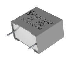KEMET R76QI210050H3J Power Film Capacitor, Double Metallized PP, Radial Box - 2 Pin, 0.01 µF, ± 5%, High Frequency