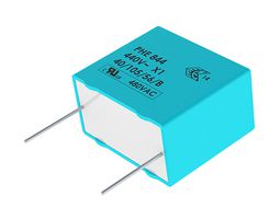 KEMET PHE844RD6100MR06L2 Safety Capacitor, Metallized PP, Radial Box - 2 Pin, 0.1 µF, ± 20%, X1, Through Hole