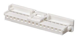 MOLEX 560123-1500 Connector Housing, White, DuraClik 560123 Series, Receptacle, 15 Ways, 2 mm