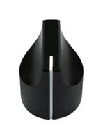 VISHAY ACCKMP1925NLP6 Knob, Round Shaft, 6 mm, Aluminium, Round with Top and Side Indicator Line, 19 mm, ACCK Series