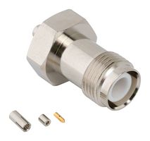 AMPHENOL RF 031-6988 RF / Coaxial Connector, TNC RP Coaxial, Straight Jack, Crimp, 50 ohm, 1.32mm Micro