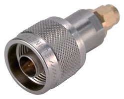 HUBER+SUHNER 32_N-SMA-50-51/1--_UE RF / Coaxial Adapter, N, Plug, SMA, Plug, Straight Adapter, 50 ohm