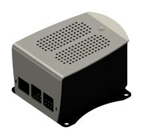 FISCHER ELEKTRONIK RSP 1 H MS L Shell Case, 75.1 x 99.2 x 59.4 mm, Strap Mount, Raspberry Pi 2/3 Model B, 3 Model B+ SBC