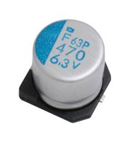 CHEMI-CON APXF6R3ARA271MF80G Polymer Aluminium Electrolytic Capacitor, 270 µF, 6.3 V, Radial Can - SMD, 9000 µohm