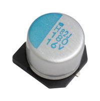 CHEMI-CON APXH200ARA820MJ80G Polymer Aluminium Electrolytic Capacitor, 82 µF, 20 V, Radial Can - SMD, 0.045 ohm