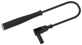 MULTICOMP PRO MP-EV6-ITL-150-BL Banana Test Lead, 6mm Banana Jack, Shrouded, 4mm Right Angle Banana Plug, Shrouded, 4.9 ft, 1.5 m