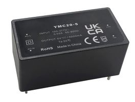 MULTICOMP PRO MPC20-5 AC/DC PCB Mount Power Supply (PSU), ITE, Industrial, Medical & Household, 1 Output, 20 W, 5 VDC