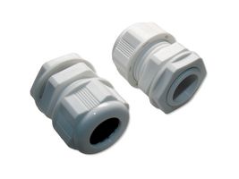 MULTICOMP PRO MP015674 Cable Gland, M20 x 1.5, 10 mm, 14 mm, Nylon (Polyamide), White, IP68, IP69K