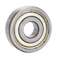 MULTICOMP PRO MP-6200-ZZ Ball Bearing, Deep Groove, 10mm Internal Diameter, 30mm External Diameter, 9mm Width, Steel