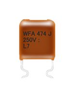 PANASONIC ECWF4104HL General Purpose Film Capacitor, Metallized PP, Radial Box - 2 Pin, 0.1 µF, ± 3%, 400 V