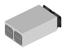 FISCHER ELEKTRONIK LA 7 200 12 Fan / Force Cooled Heat Sink, 12VDC, 0.05 K/W, 74 mm, 125 mm, 200 mm, 56 m³/h, 41 dBA