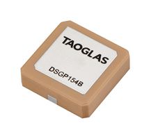 TAOGLAS DSGP154B RF Antenna, 1.565 to 1.586GHz, Right Hand Circular, 1.67dBi, SMD, DSGP Series