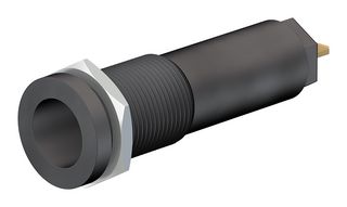 STAUBLI 66.9427-21 Banana Test Connector, 30 VAC, Jack, Panel Mount, 10 A, 1 kV, Gold Plated Contacts, Black