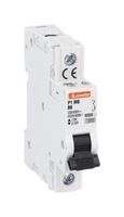 LOVATO ELECTRIC P1MB1PB02 Thermal Magnetic Circuit Breaker, B Trip Curve, IP20/10 kA, P1MB Series, 2 A, 1 Pole, 80 V, 230 V