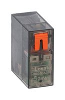 LOVATO ELECTRIC HR502CA024 Power Relay, DPDT, 24 VAC, 8 A, HR502C Series, Through Hole, Non Latching