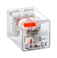 LOVATO ELECTRIC HR703CA230 Power Relay, 3PDT, 230 VAC, 10 A, HR703C Series, DIN Rail, Non Latching