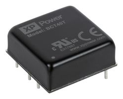 XP POWER BCT40T24D15 Isolated Through Hole DC/DC Converter, ITE & Industrial, DIP, 4:1, 40 W, 2 Output, 15 V