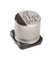 NICHICON GYA1H101MCWADNGS Hybrid Aluminium Electrolytic Capacitor, Vibration-Proof, 100 µF, ± 20%, 50 V, Radial Can - SMD