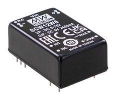 MEAN WELL SCW12W8-03 Isolated Through Hole DC/DC Converter, ITE & Industrial, DIP, 8:1, 12 W, 1 Output, 3.3 V