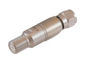 FAIRVIEW MICROWAVE FMAT7752-3 RF Fixed Attenuator, N Male to N Female, 3 dB, DC to 1GHz, 1 W, 75 ohm, Brass