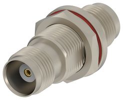 TE CONNECTIVITY 2503386-1 RF / Coaxial Adapter, TNC, Jack, TNC, Jack, Straight Bulkhead Adapter, 50 ohm