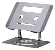 STARTECH ATFR-LAPTOP-RISER Rotating Laptop Stand, 360 Swivel, Ergonomic Desk Riser for Computer, Max 11lb