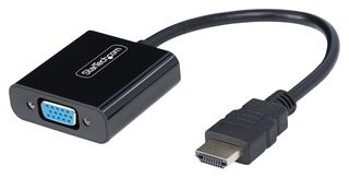 STARTECH HD2VGAE3 Connector Adapter, HDMI to VGA Adapter, Active Video Converter For Laptop/Desktop, 1080p