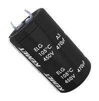 KEMET ELD478M035AR1AA Electrolytic Capacitor, 4700 µF, 35 V, ± 20%, Snap-In, 3000 hours @ 105°C