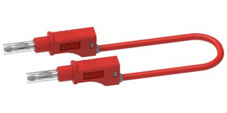 CAL TEST ELECTRONICS CT2147-50-2 Banana Test Lead, 4mm Stackable Banana Plug, Shrouded, 4mm Stackable Banana Plug, Shrouded