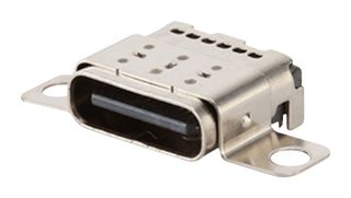SAME SKY UJ32-21-C-H-G-SMT-SM-P24-TR USB Connector, USB Type C, USB 3.2 Gen 2x1, Receptacle, 24 Ways, Surface Mount, Right Angle