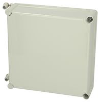 FIBOX EKO 80-G-2FSH COVER Enclosure Accessory, Hinged Cover, Polycarbonate, Light Grey, Fibox EKO Series Enclosures, 80 mm