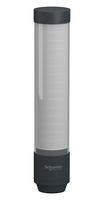 SCHNEIDER ELECTRIC XVTS2BG Tower Light, 15 Tier, Multicolour, Grey Body, Cable with 8 Pin M12 Conn, Standard IO, 24V, 70 mm Dia