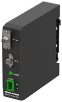 HUBER+SUHNER RFOF1 - 6GHZ (RX) Wideband RF Receiver, 20MHz to 6GHz, 1 RF Output, 1 FO Input, DIN Rail