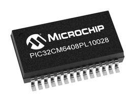 MICROCHIP PIC32CM6408PL10028-I/SS ARM MCU, PIC32 Family PIC32CM PL10 Series Microcontrollers, ARM Cortex-M0+, 32 bit, 24 MHz, 64 KB